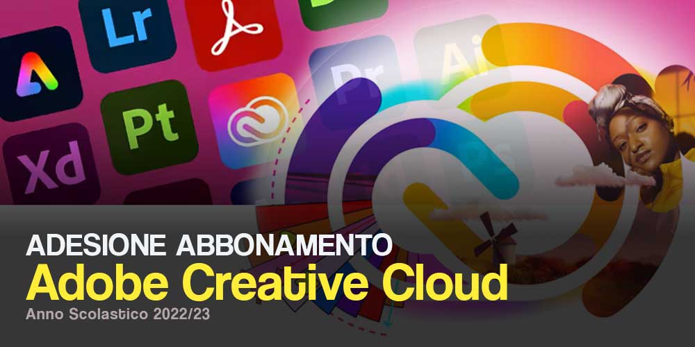 Adesione abbonamento Adobe Creative Cloud as 2022-23