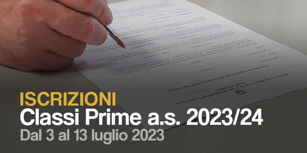 Iscrizione Classi Prime as 2023-24