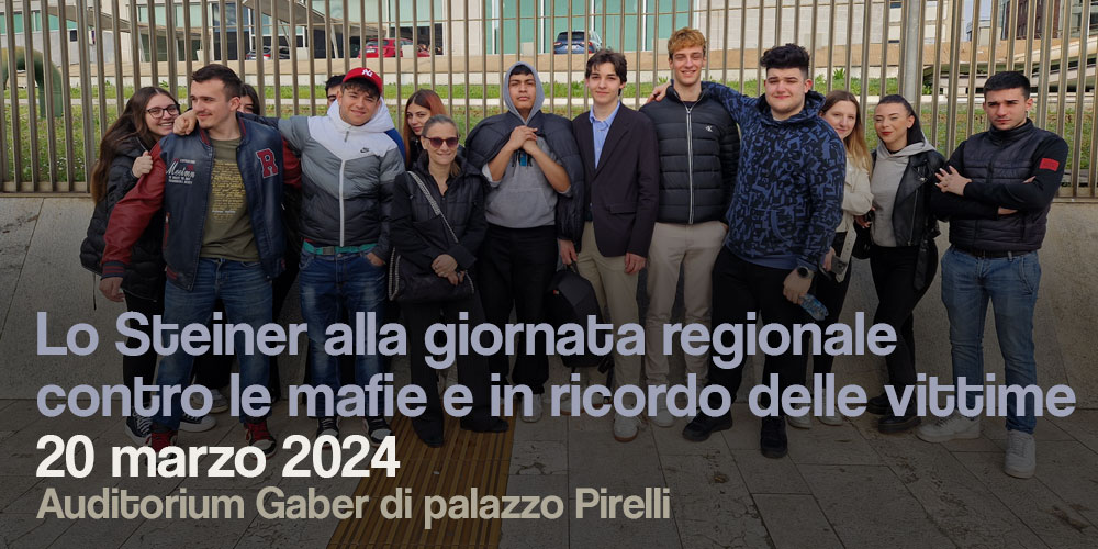 ITSOS alla Giornata regionale contro le mafie e in ricordo delle vittime 20 marzo 2024