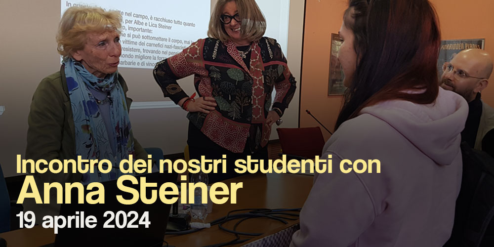 Incontro con Anna Steiner